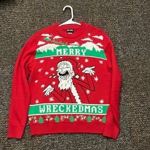 Rick and Morty ugly Christmas sweater